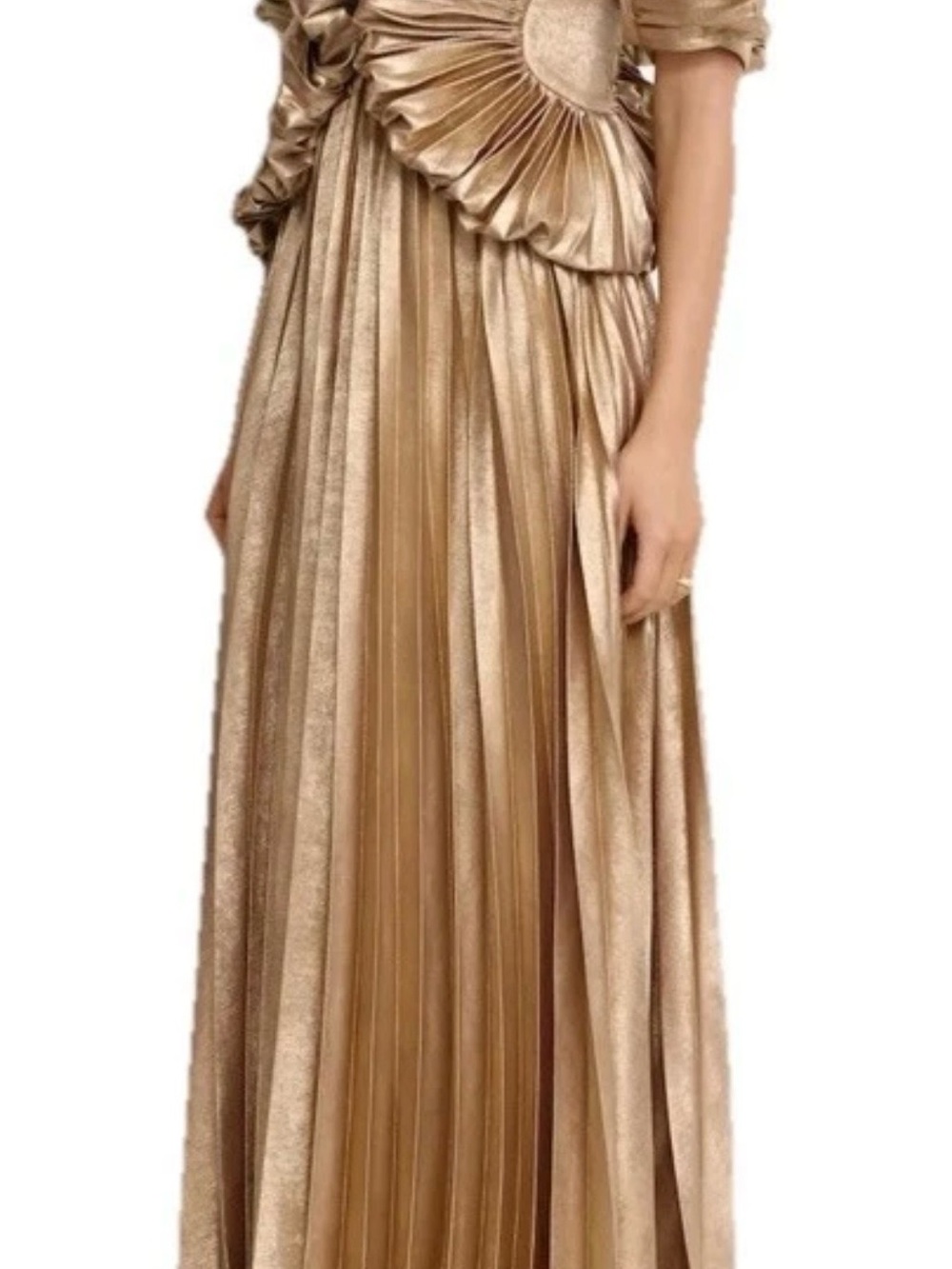 Acler Hillsome Maxi Dress in Gold Size - 2 - Picture 2 of 13